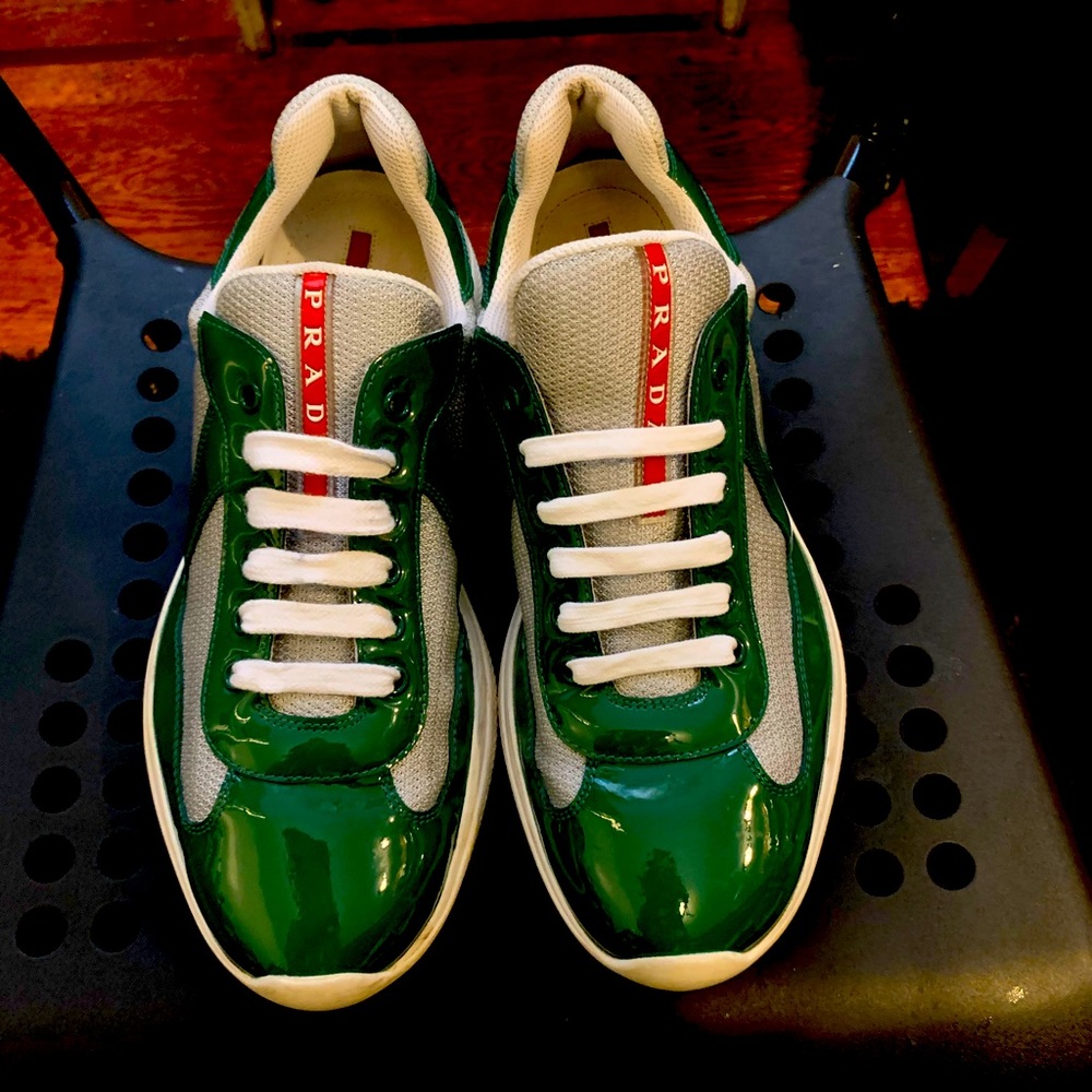 Prada America's Cup sneakers, size 9 men.. wore only a few time…